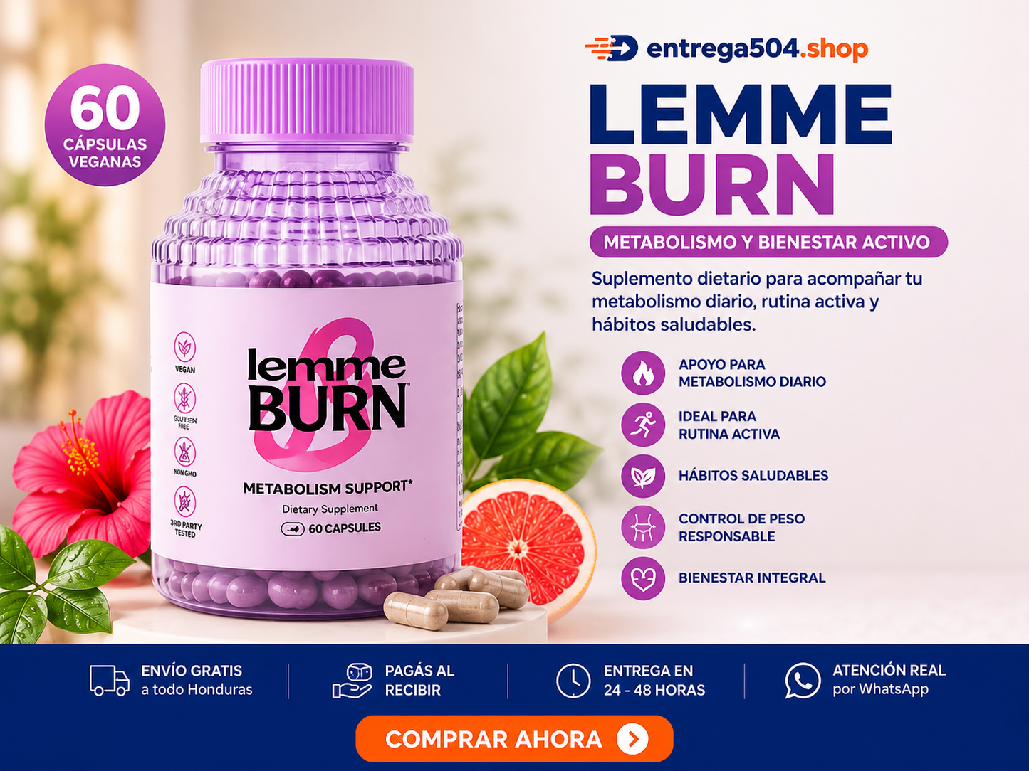 Lemme Burn — Metabolismo y bienestar activo