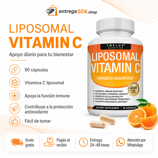 Liposomal Vitamin C — Apoyo diario para tu bienestar
