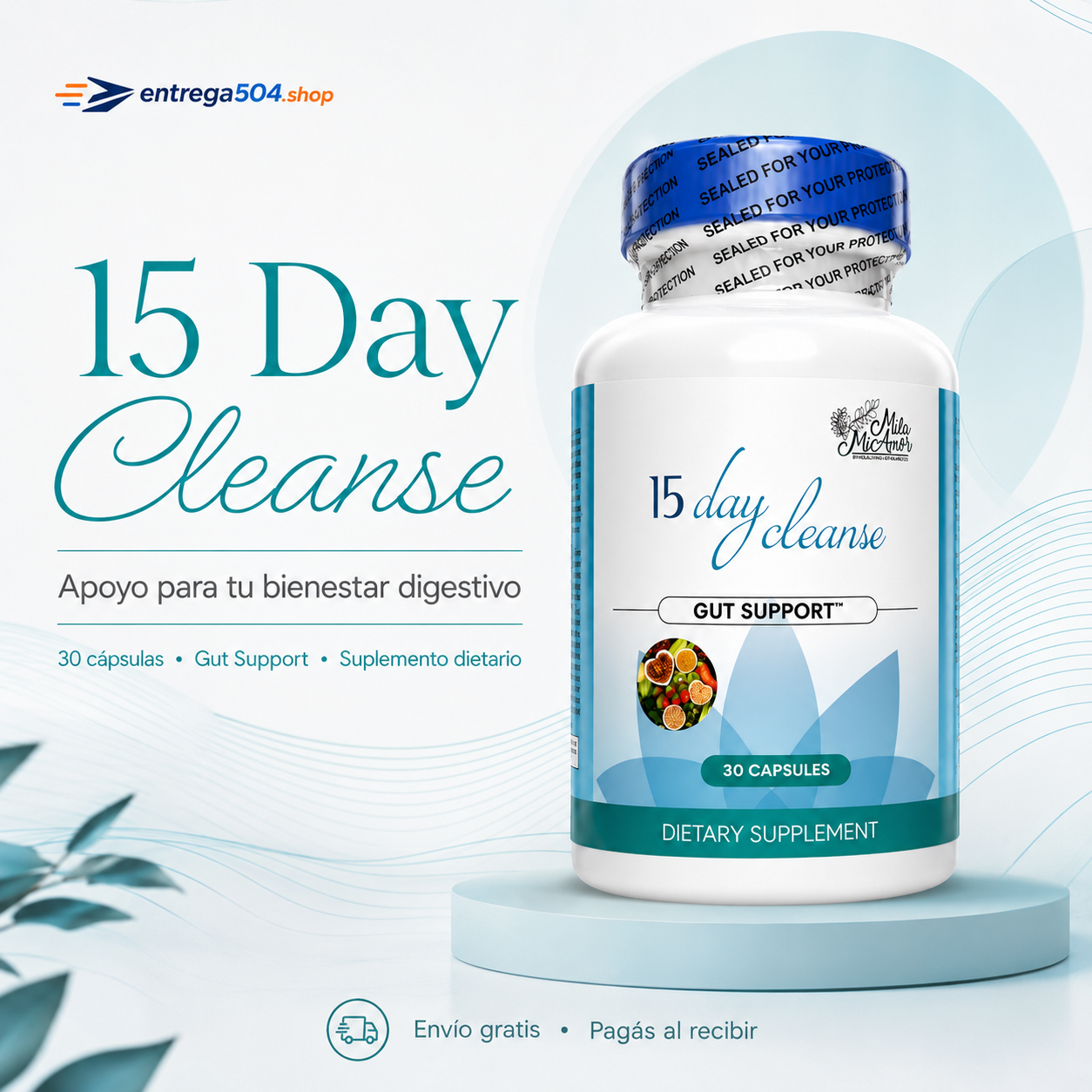 15 Day Cleanse — Apoyo para tu bienestar digestivo