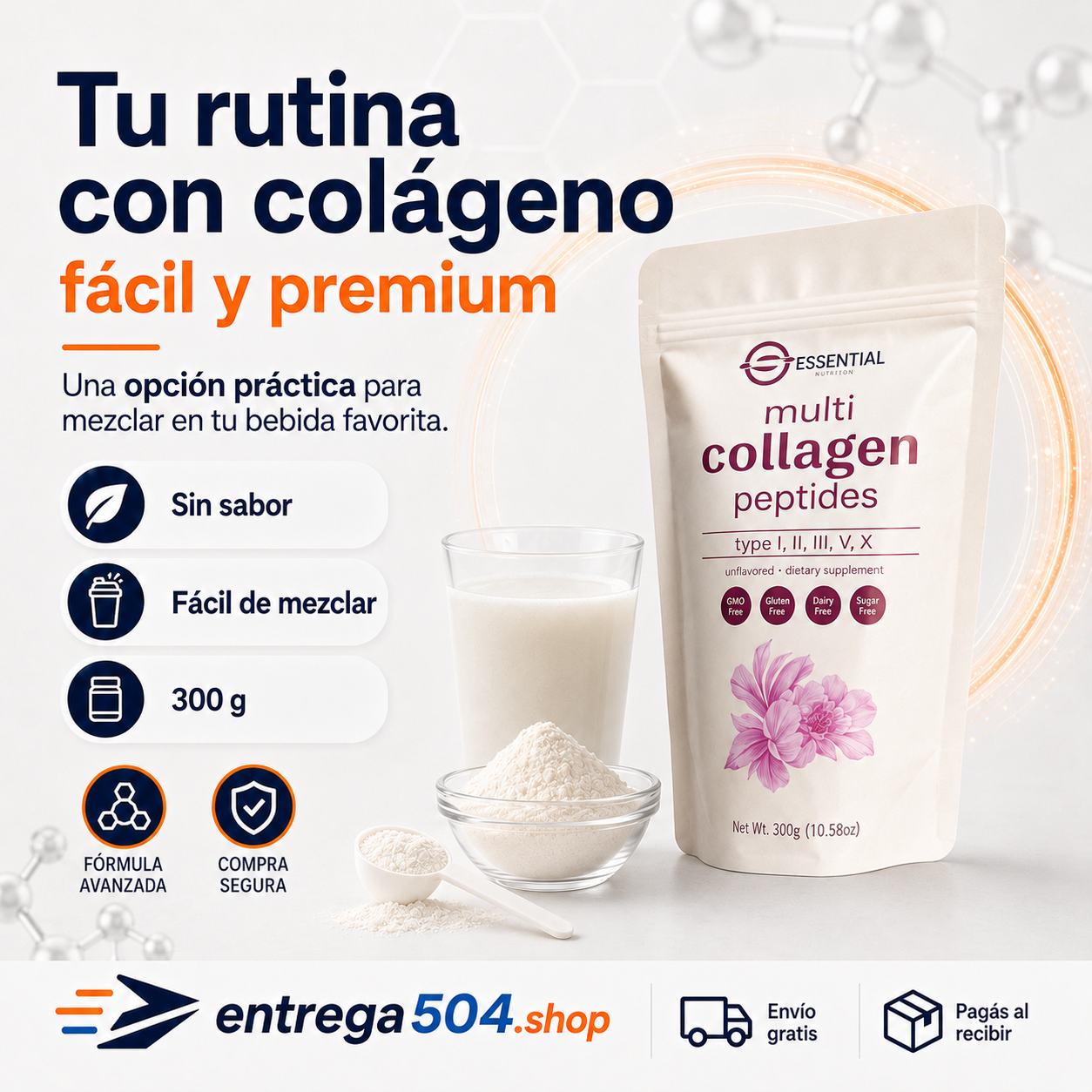 Multi Collagen Peptides — Belleza y bienestar desde adentro