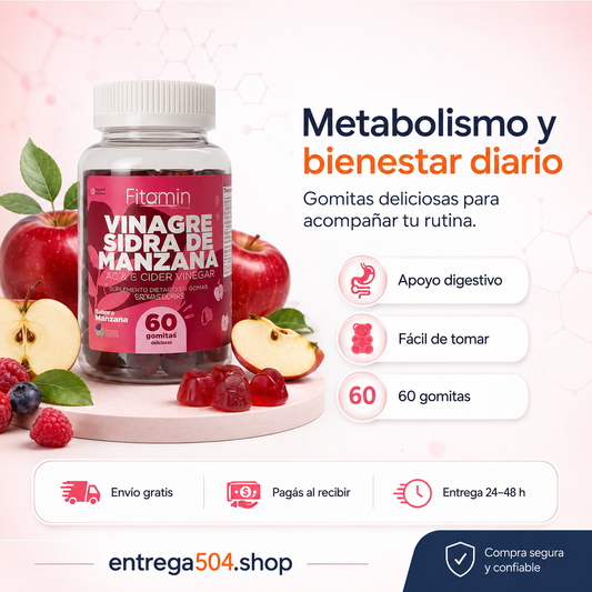 Fitamin Vinagre de Sidra de Manzana en Gomitas — 60 Gomitas
