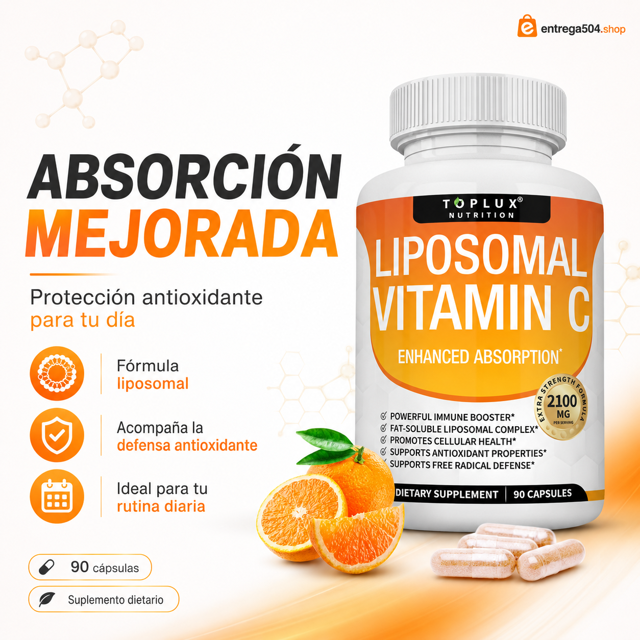 Liposomal Vitamin C — Apoyo diario para tu bienestar