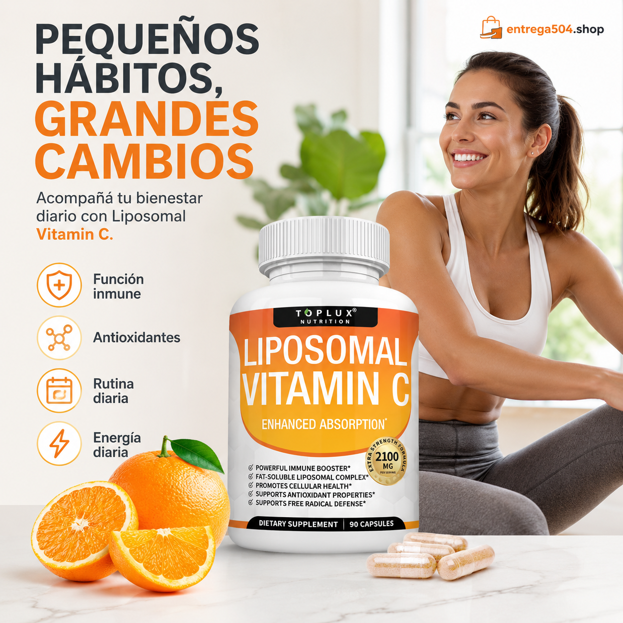 Liposomal Vitamin C — Apoyo diario para tu bienestar