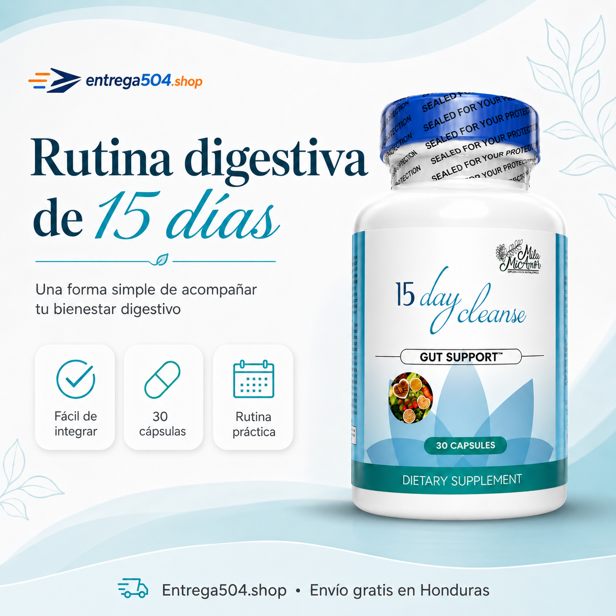 15 Day Cleanse — Apoyo para tu bienestar digestivo
