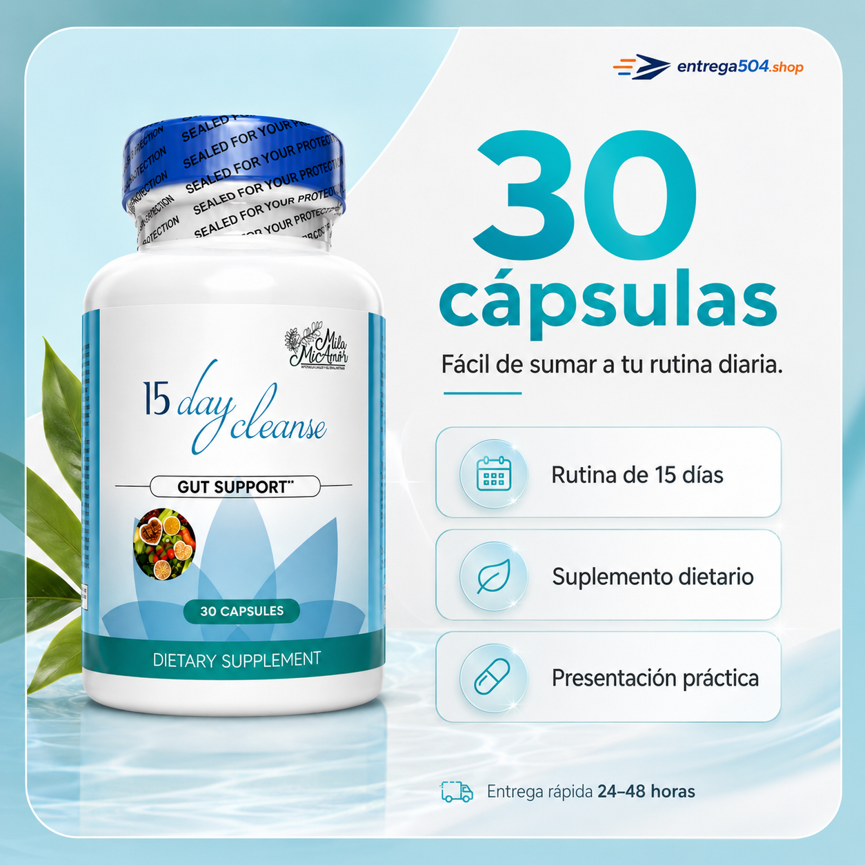 15 Day Cleanse — Apoyo para tu bienestar digestivo